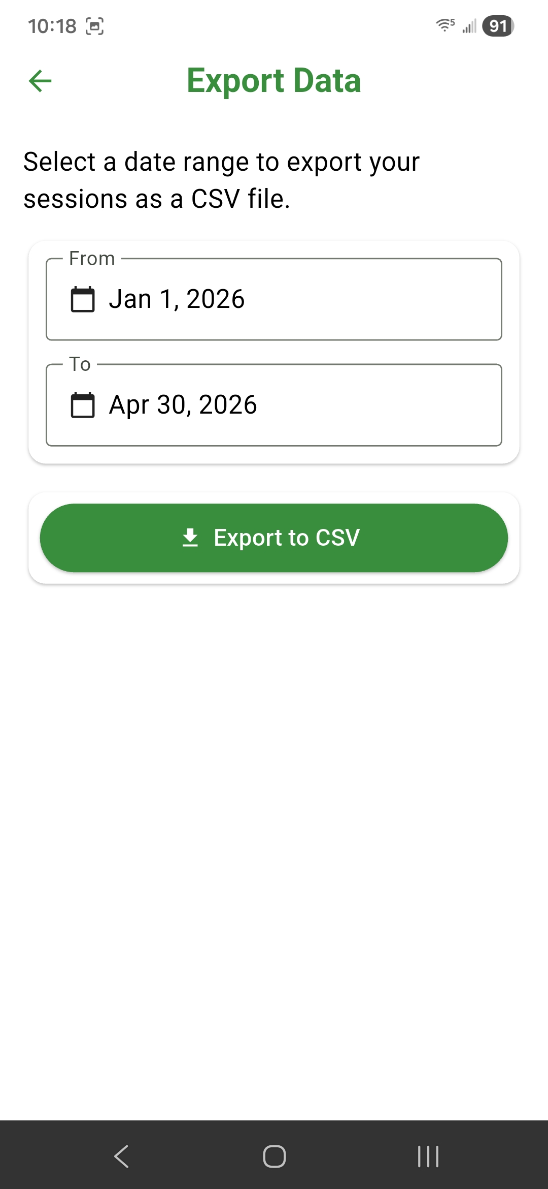 Export Screenshot